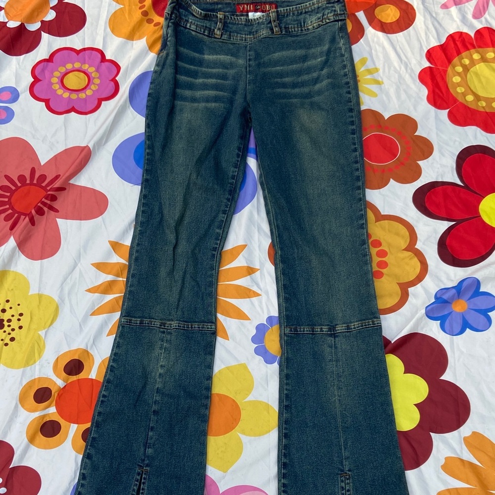 flare skinny jeans